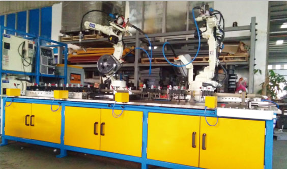 铝模板-OTC自动机器人焊接工作站